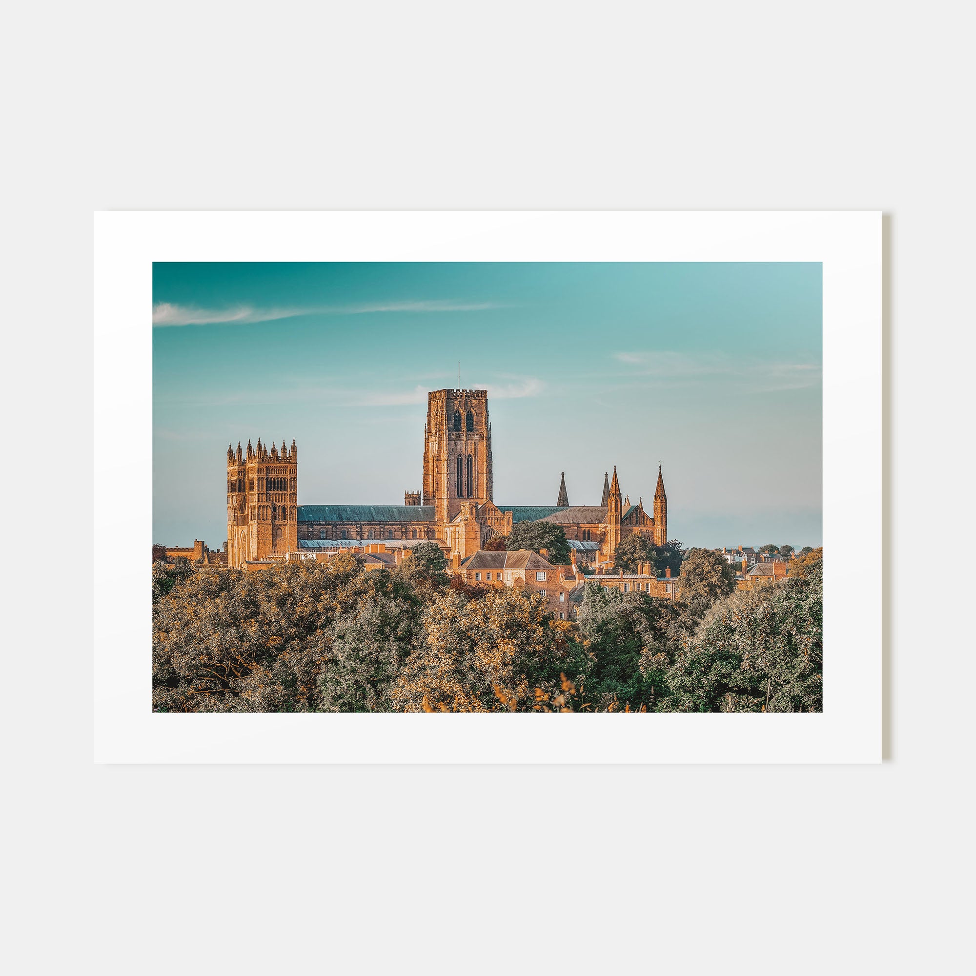 Durham, England Landscape Color Poster