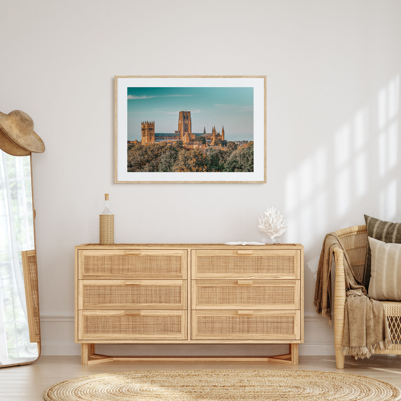 Durham, England Landscape Color Poster