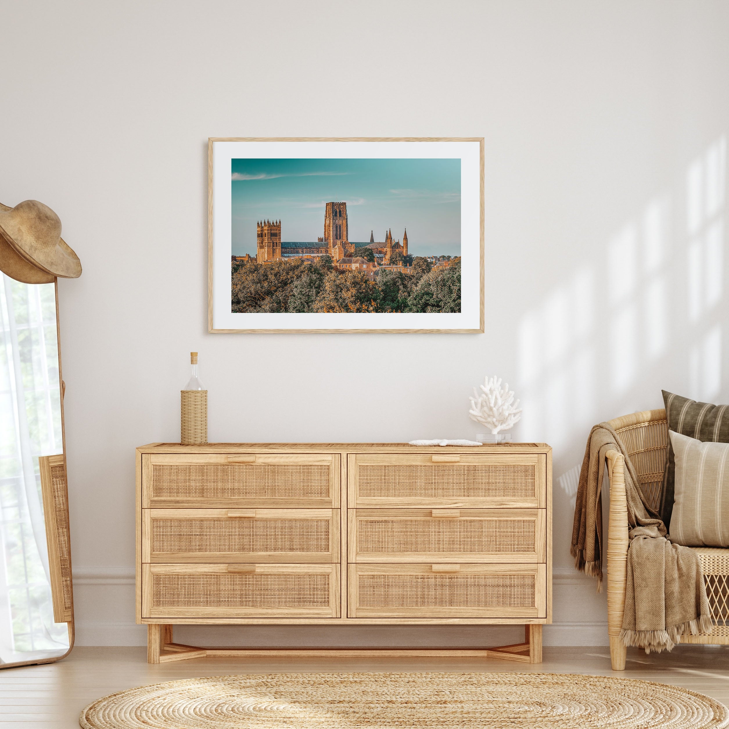 Durham, England Landscape Color Poster