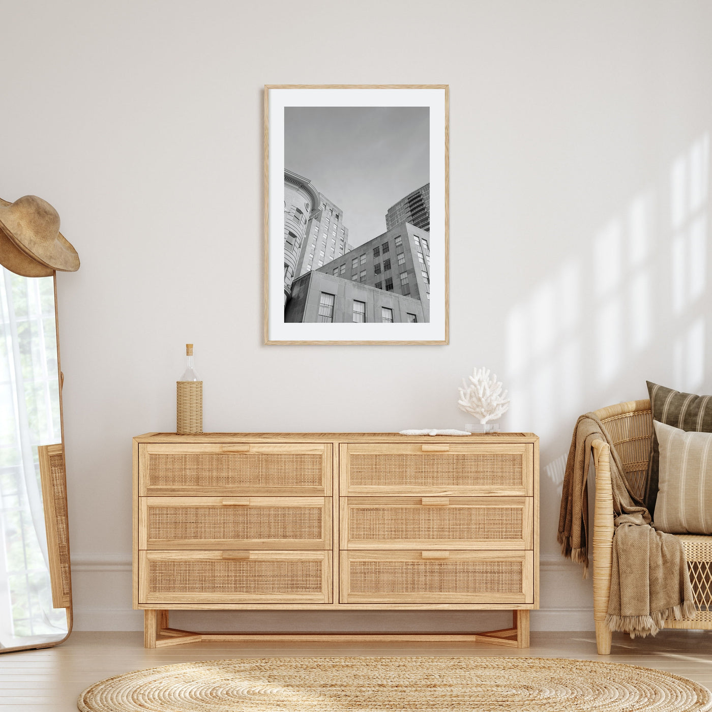 Durham, England Photo B&W Poster