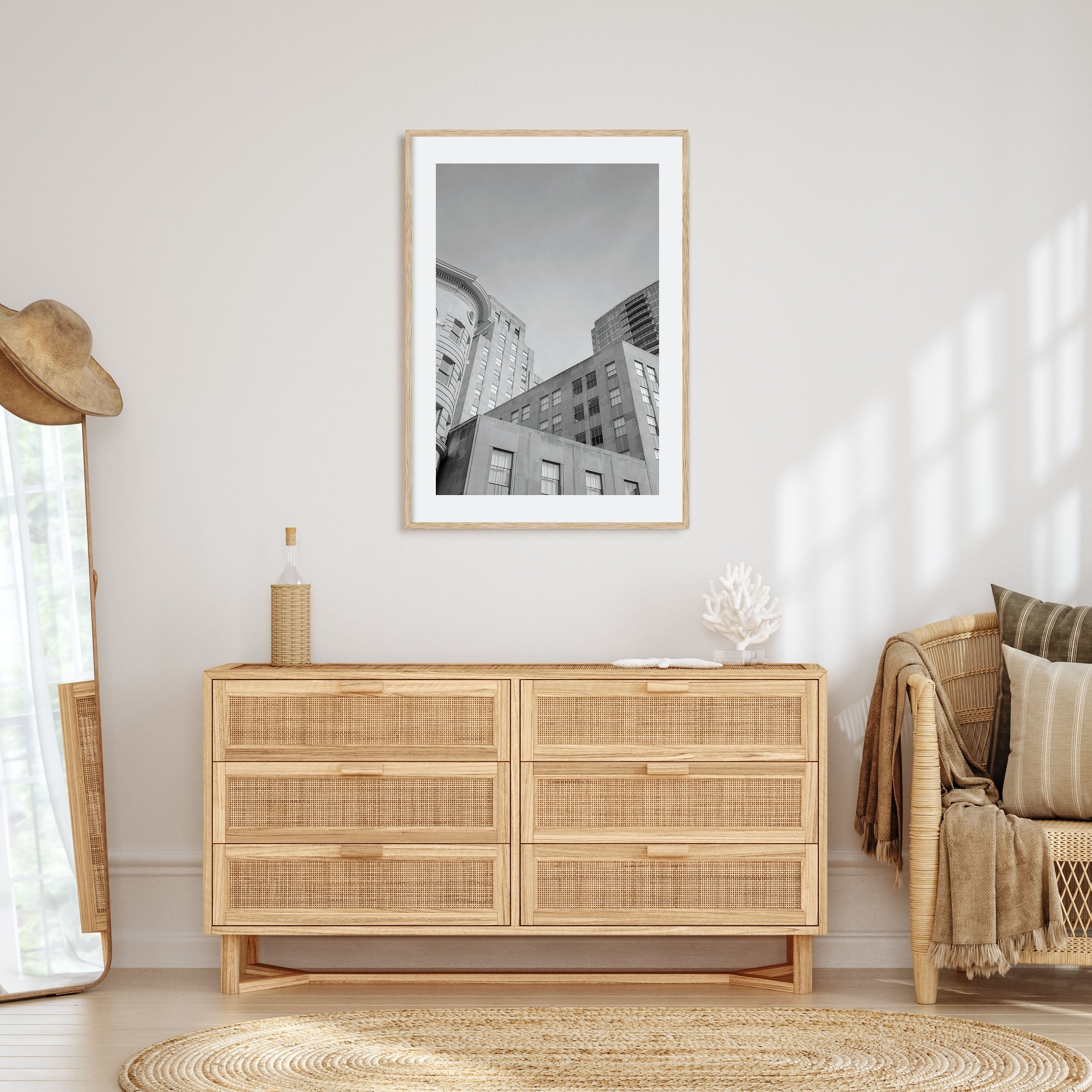 Durham, England Photo B&W Poster