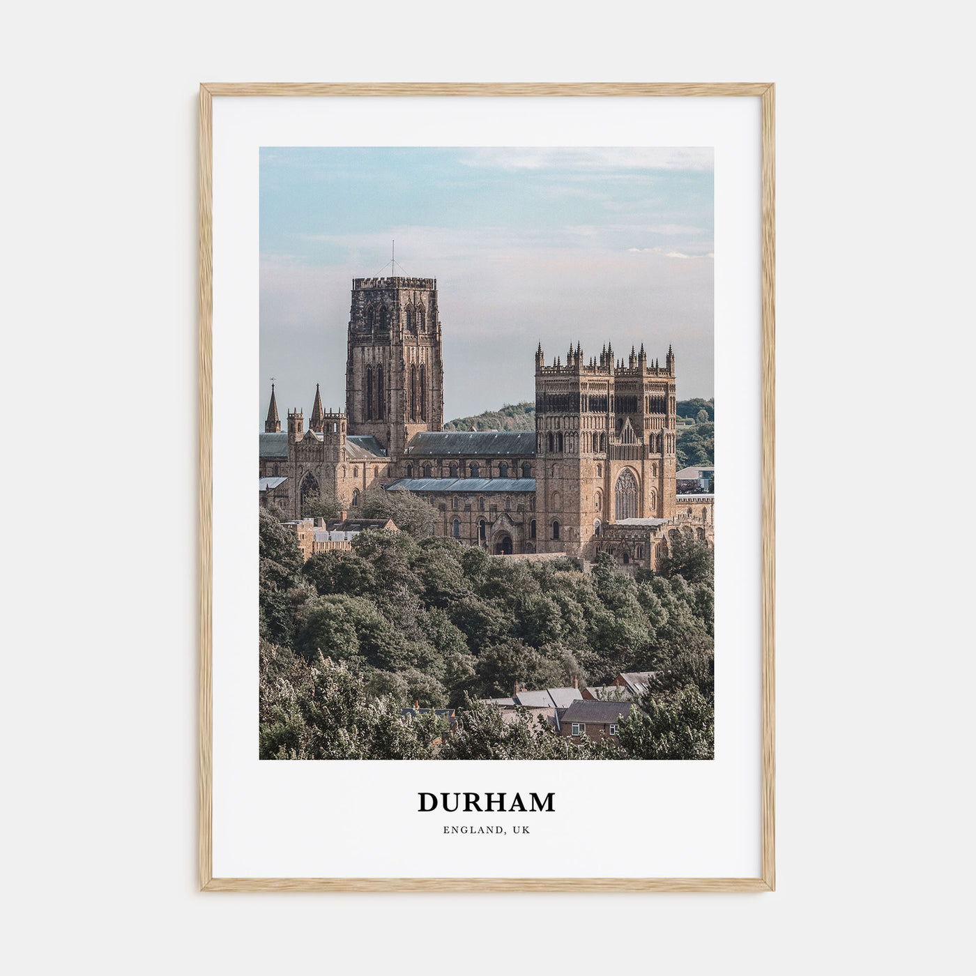 Durham, England Portrait Color Poster