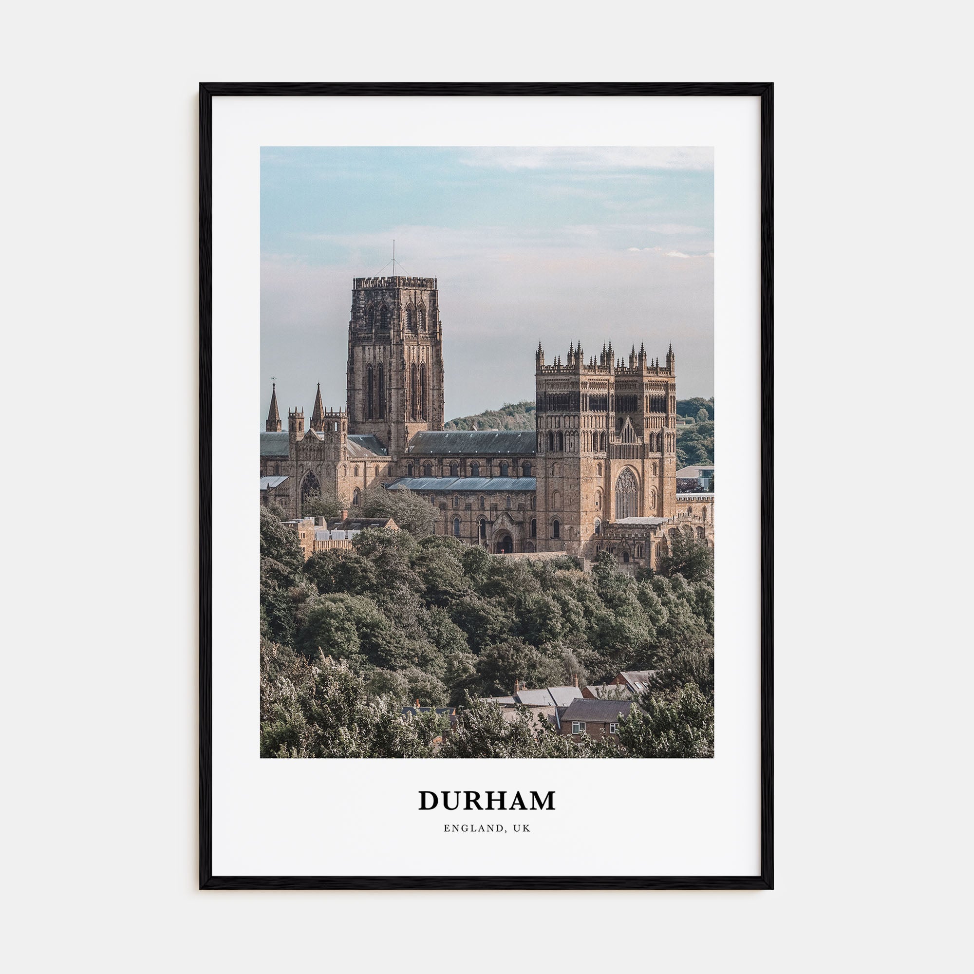 Durham, England Portrait Color Poster