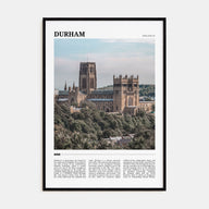 Durham, England Travel Color Poster