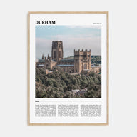 Durham, England Travel Color Poster