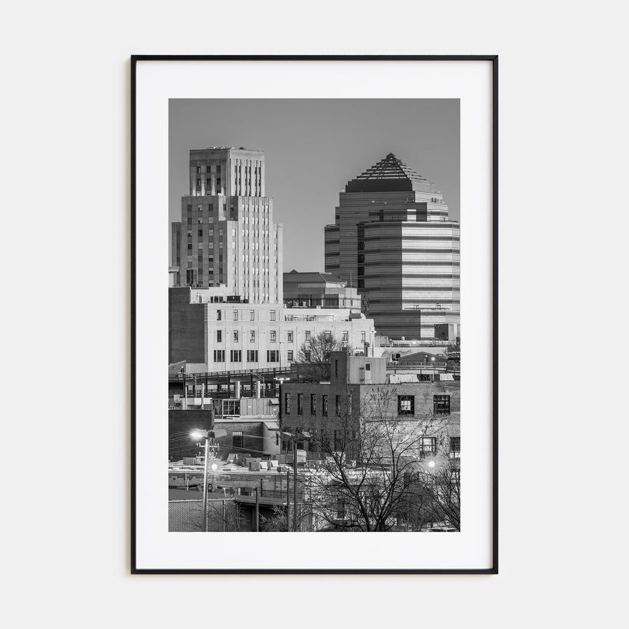 Durham, North Carolina Photo B&W Poster