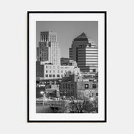 Durham, North Carolina Photo B&W Poster