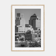 Durham, North Carolina Photo B&W Poster