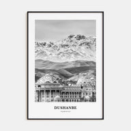Dushanbe Portrait B&W Poster