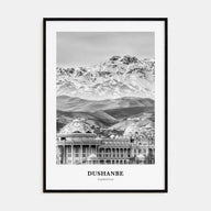 Dushanbe Portrait B&W Poster