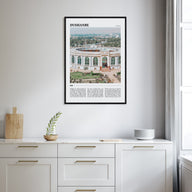 Dushanbe Travel Color Poster