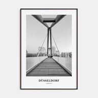 Düsseldorf Portrait B&W No 1 Poster
