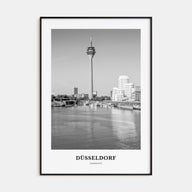 Düsseldorf Portrait B&W No 2 Poster