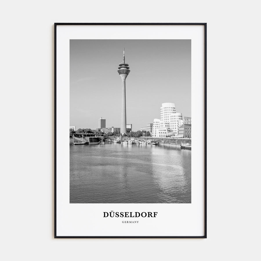 Düsseldorf Portrait B&W No 2 Poster