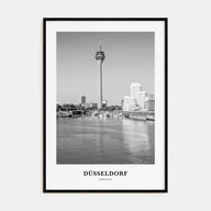 Düsseldorf Portrait B&W No 2 Poster