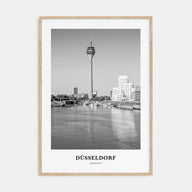 Düsseldorf Portrait B&W No 2 Poster