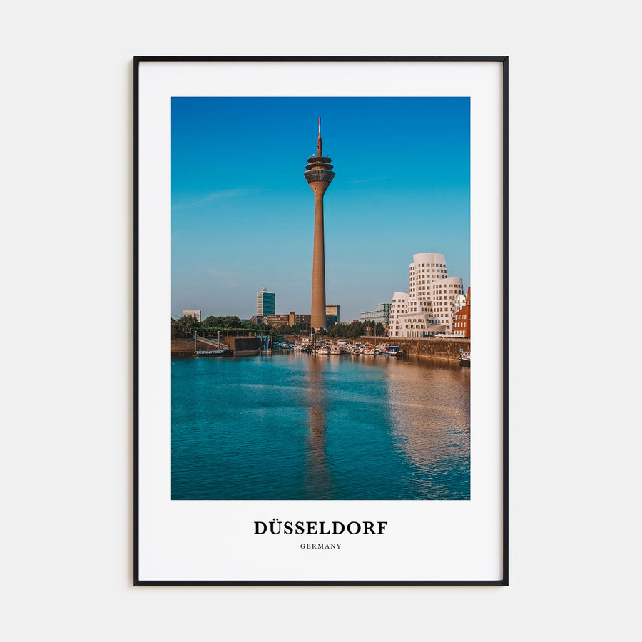 Düsseldorf Portrait Color Poster
