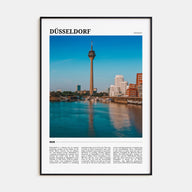 Düsseldorf Travel Color Poster