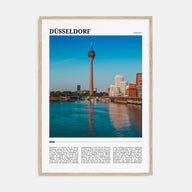 Düsseldorf Travel Color Poster