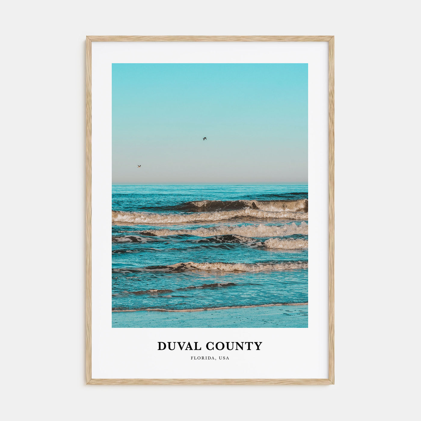 Duval County Portrait Color Poster