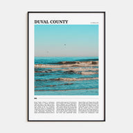 Duval County Travel Color Poster