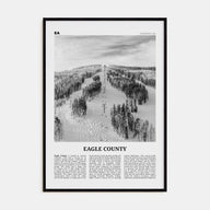 Eagle County Travel B&W Poster