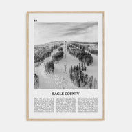 Eagle County Travel B&W Poster