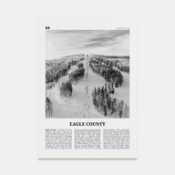Eagle County Travel B&W Poster