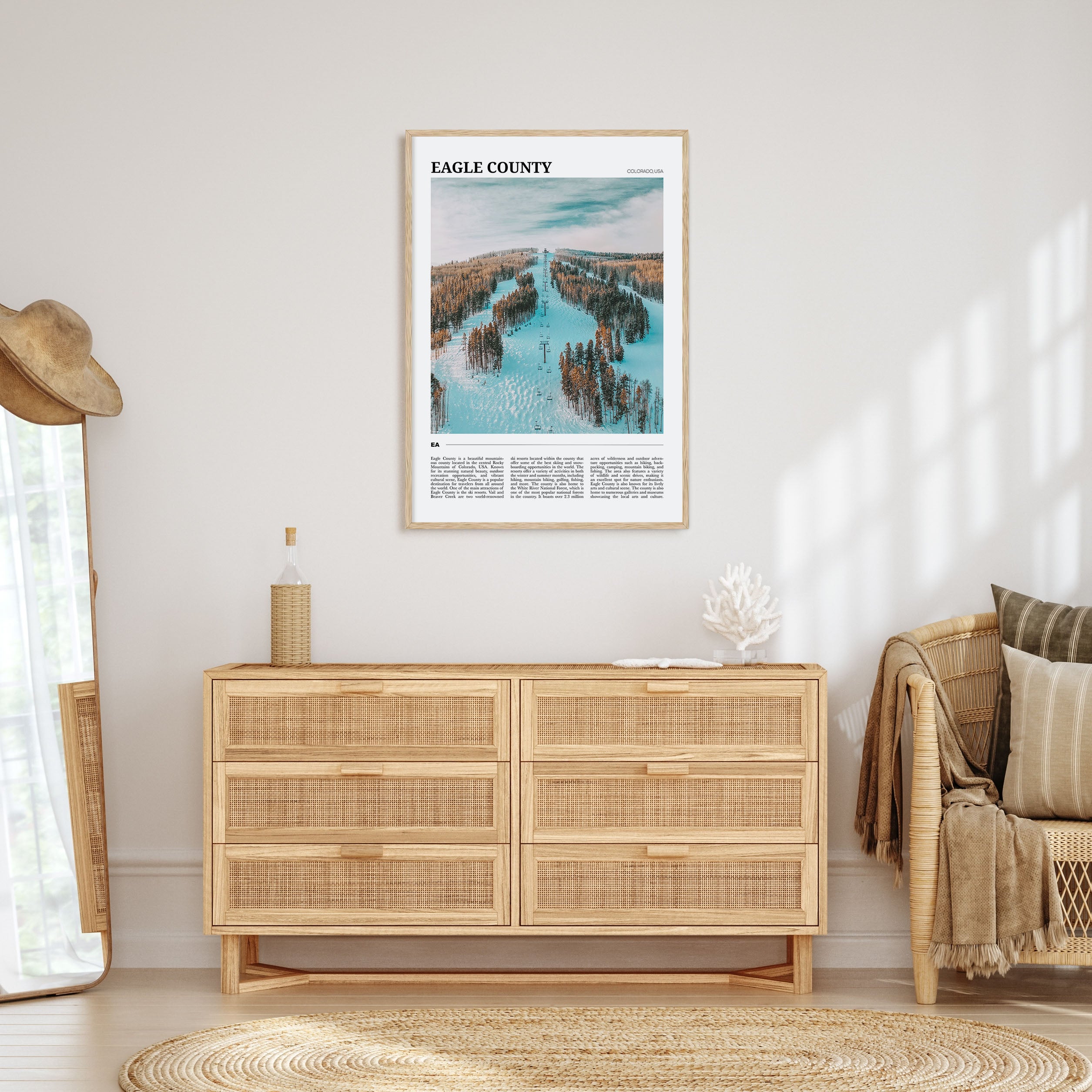 Eagle County Travel Color Poster