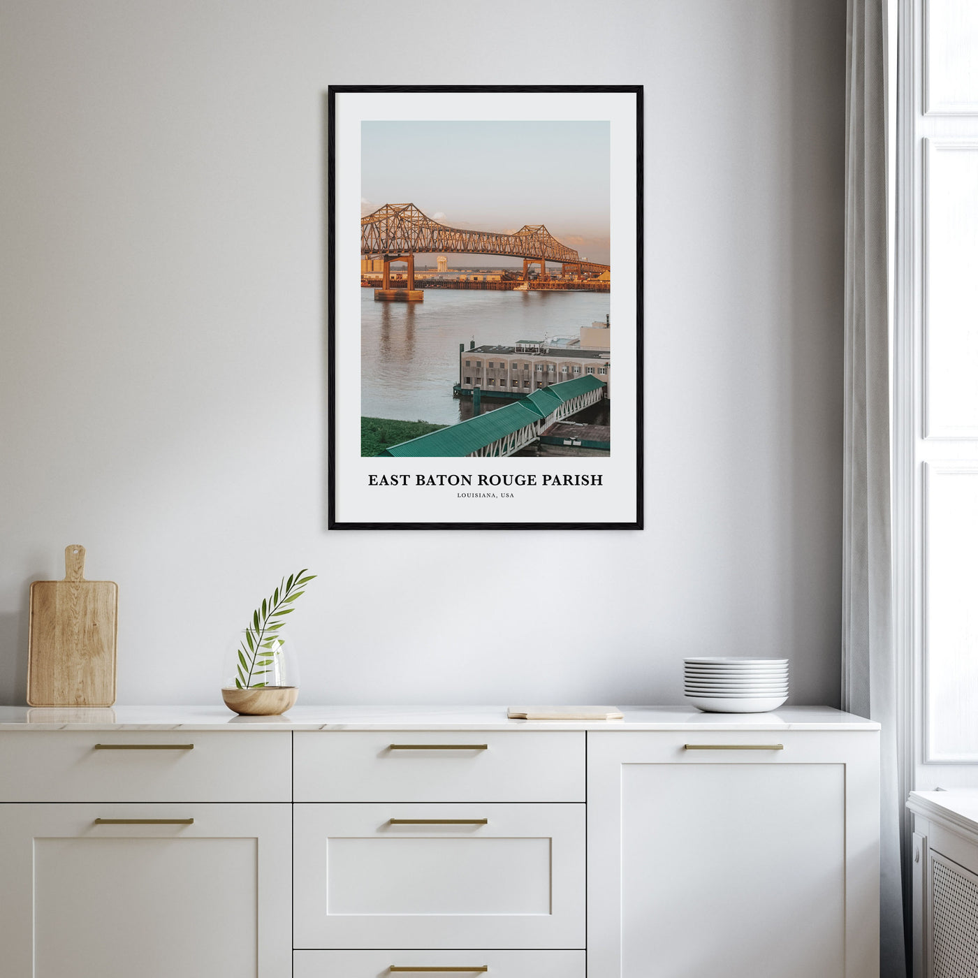 East Baton Rouge Parish Portrait Color Poster