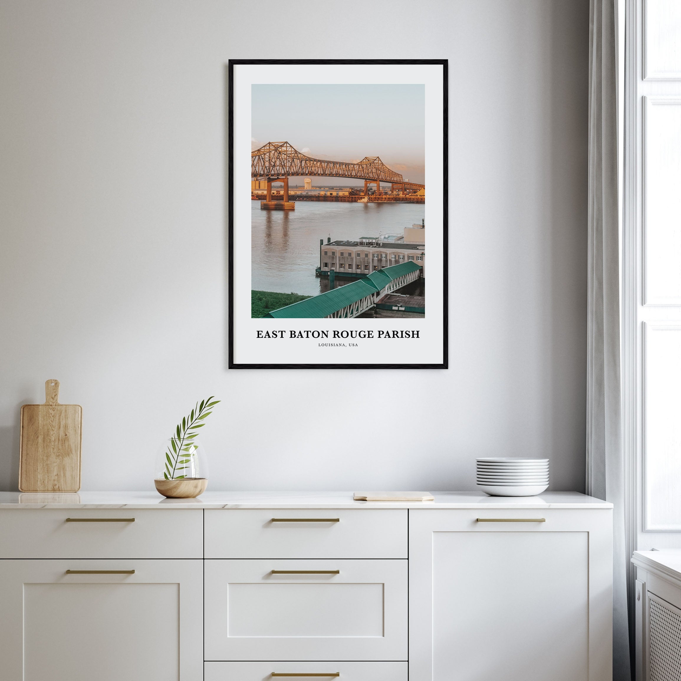 East Baton Rouge Parish Portrait Color Poster