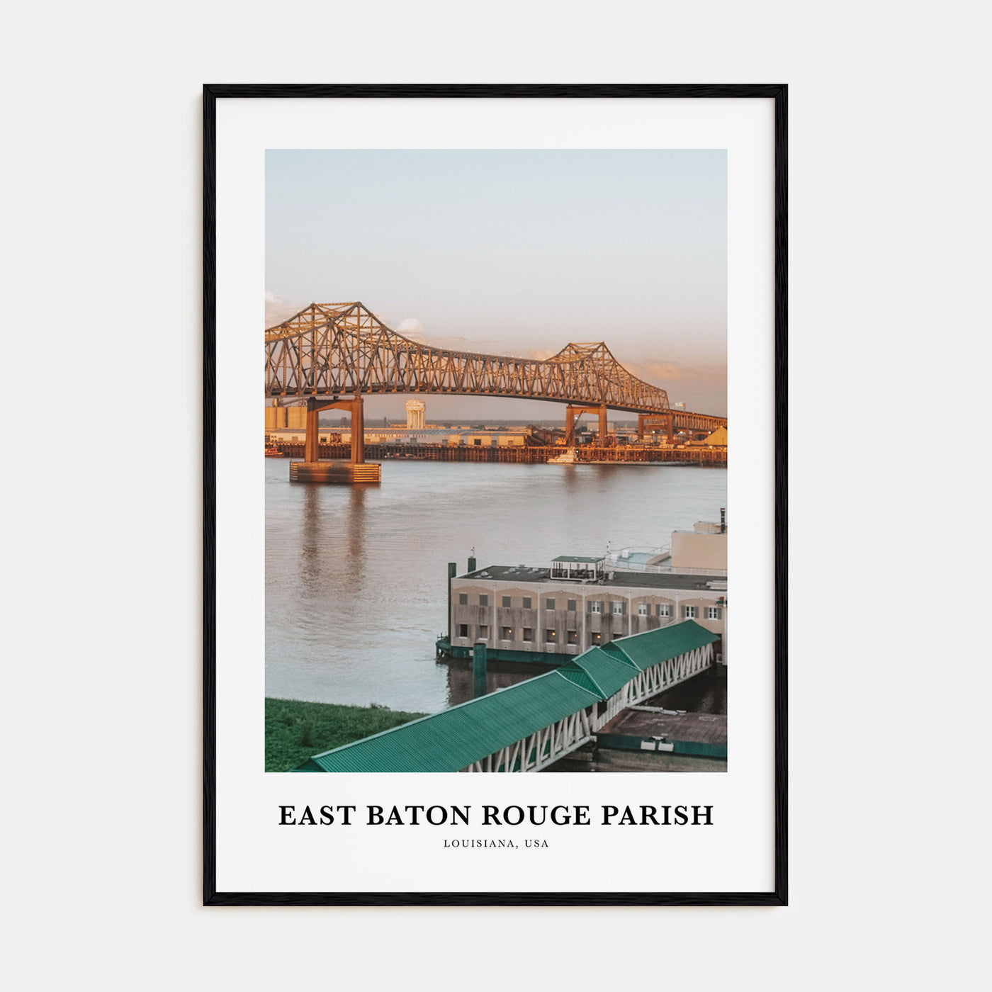 East Baton Rouge Parish Portrait Color Poster