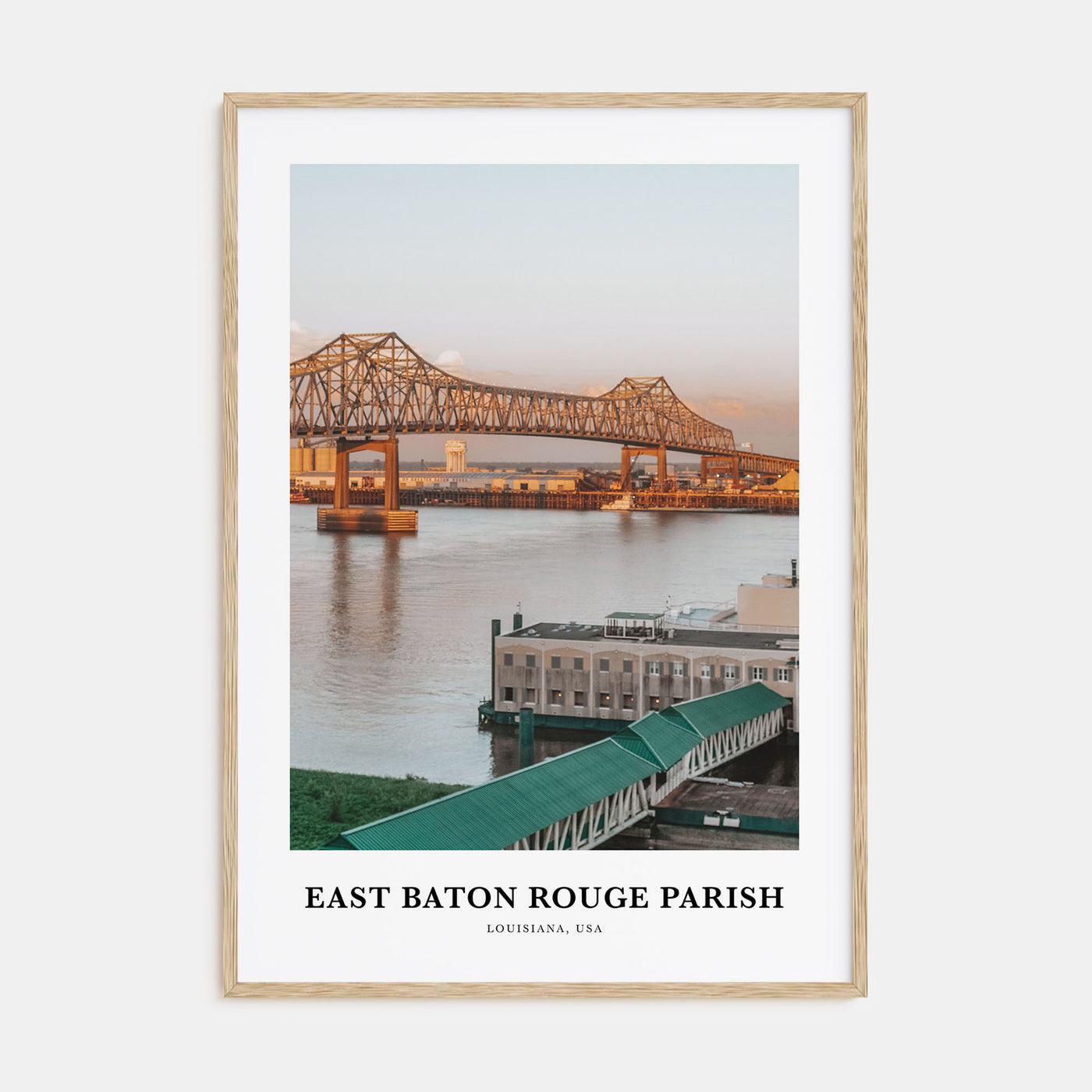 East Baton Rouge Parish Portrait Color Poster