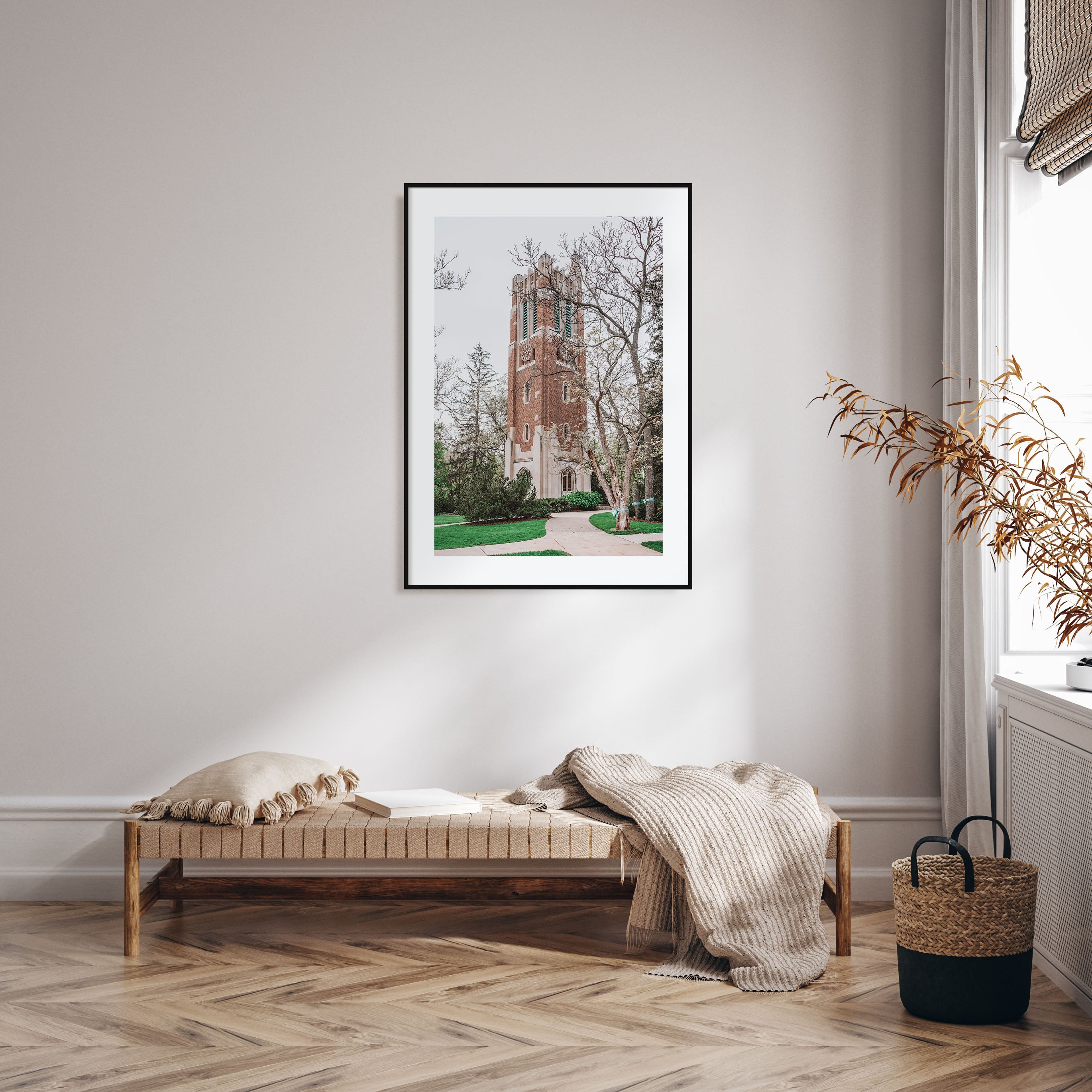 East Lansing Photo Color Poster