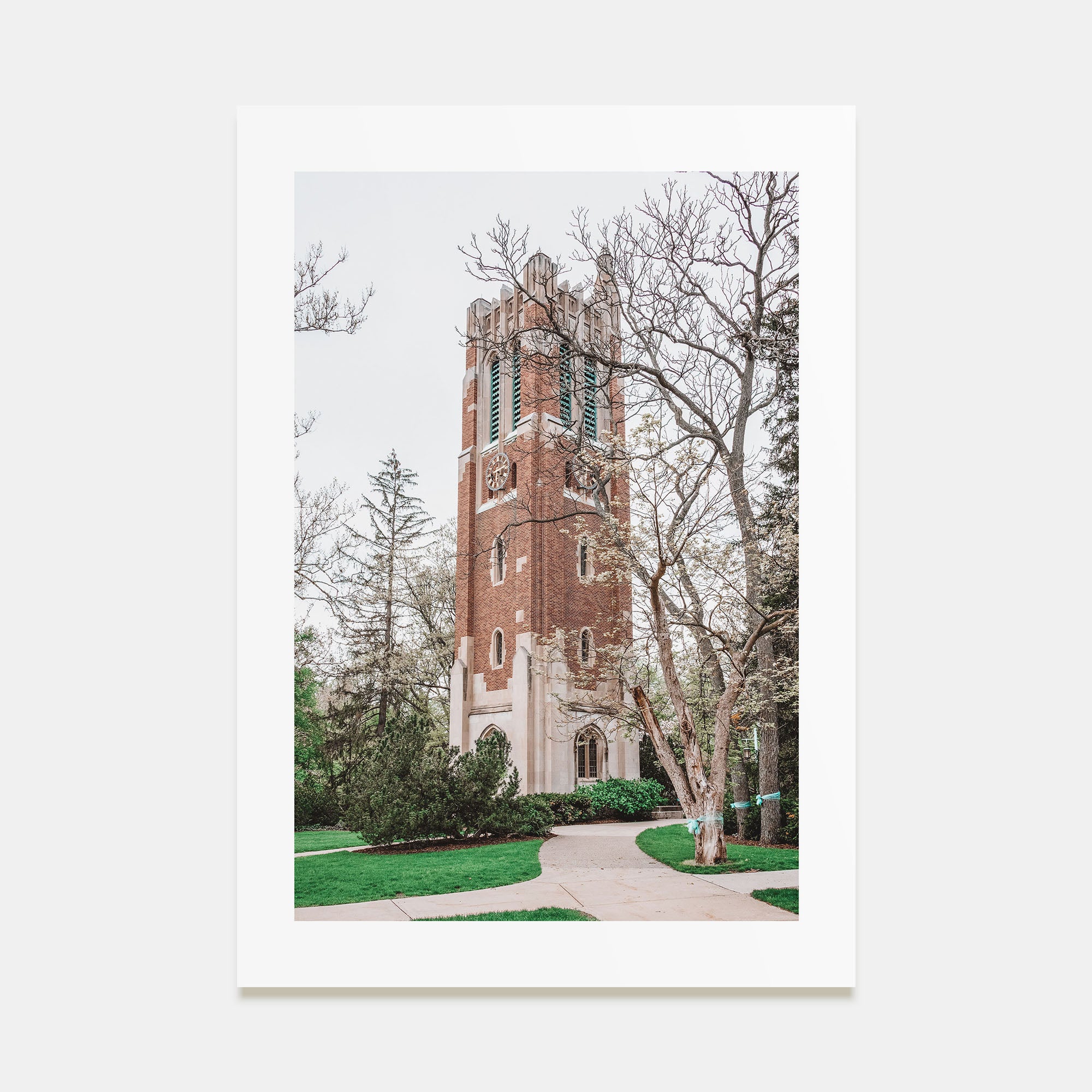 East Lansing Photo Color Poster
