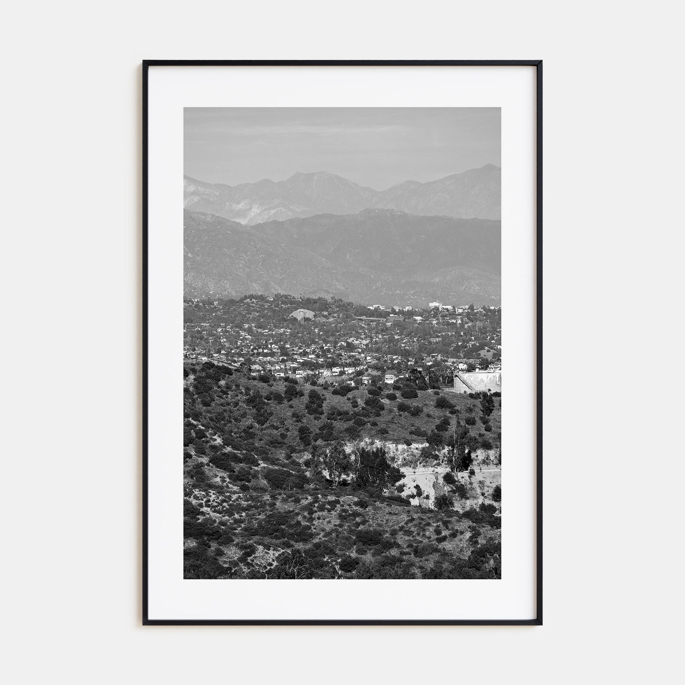 East Los Angeles Photo B&W Poster