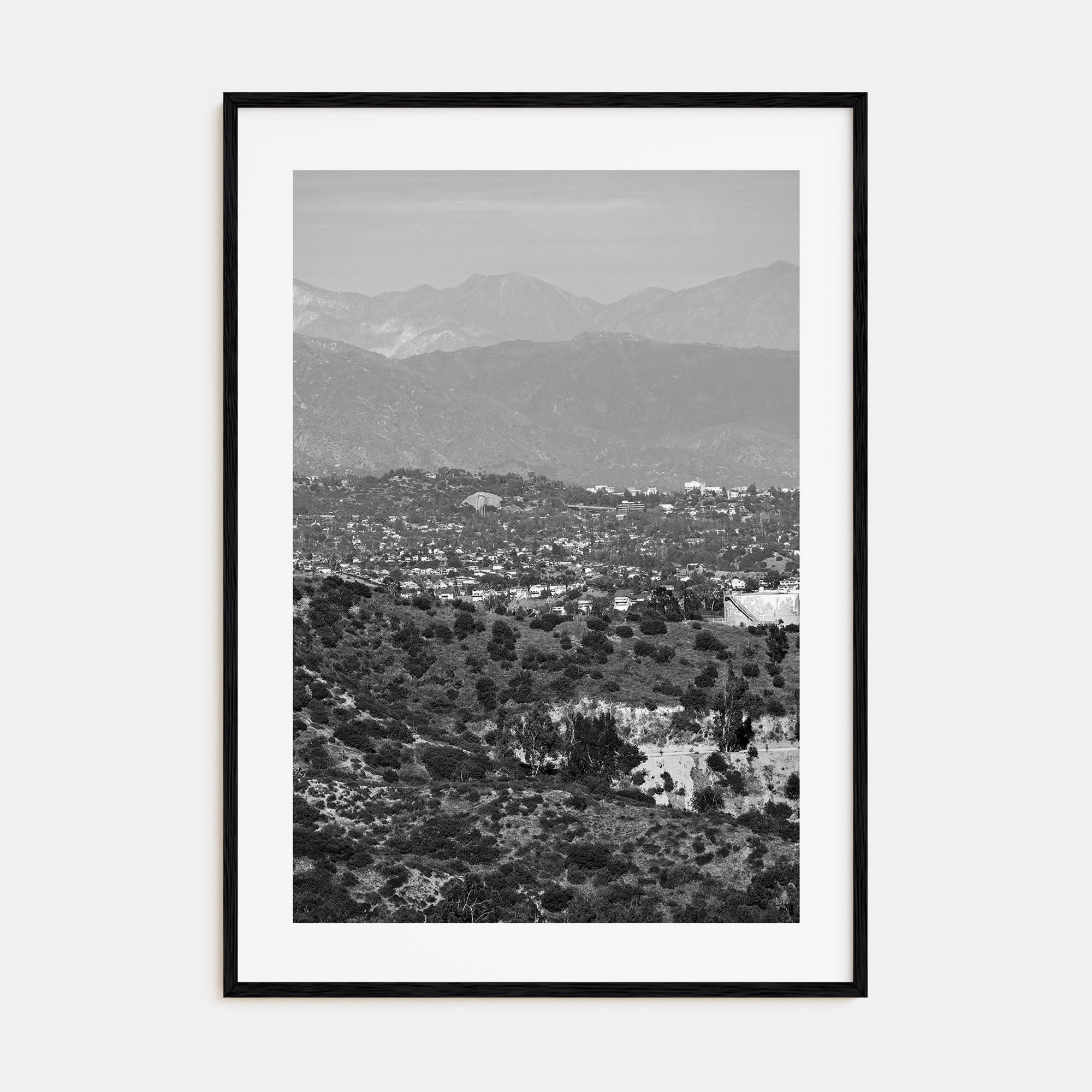 East Los Angeles Photo B&W Poster