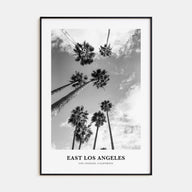 East Los Angeles Portrait B&W Poster