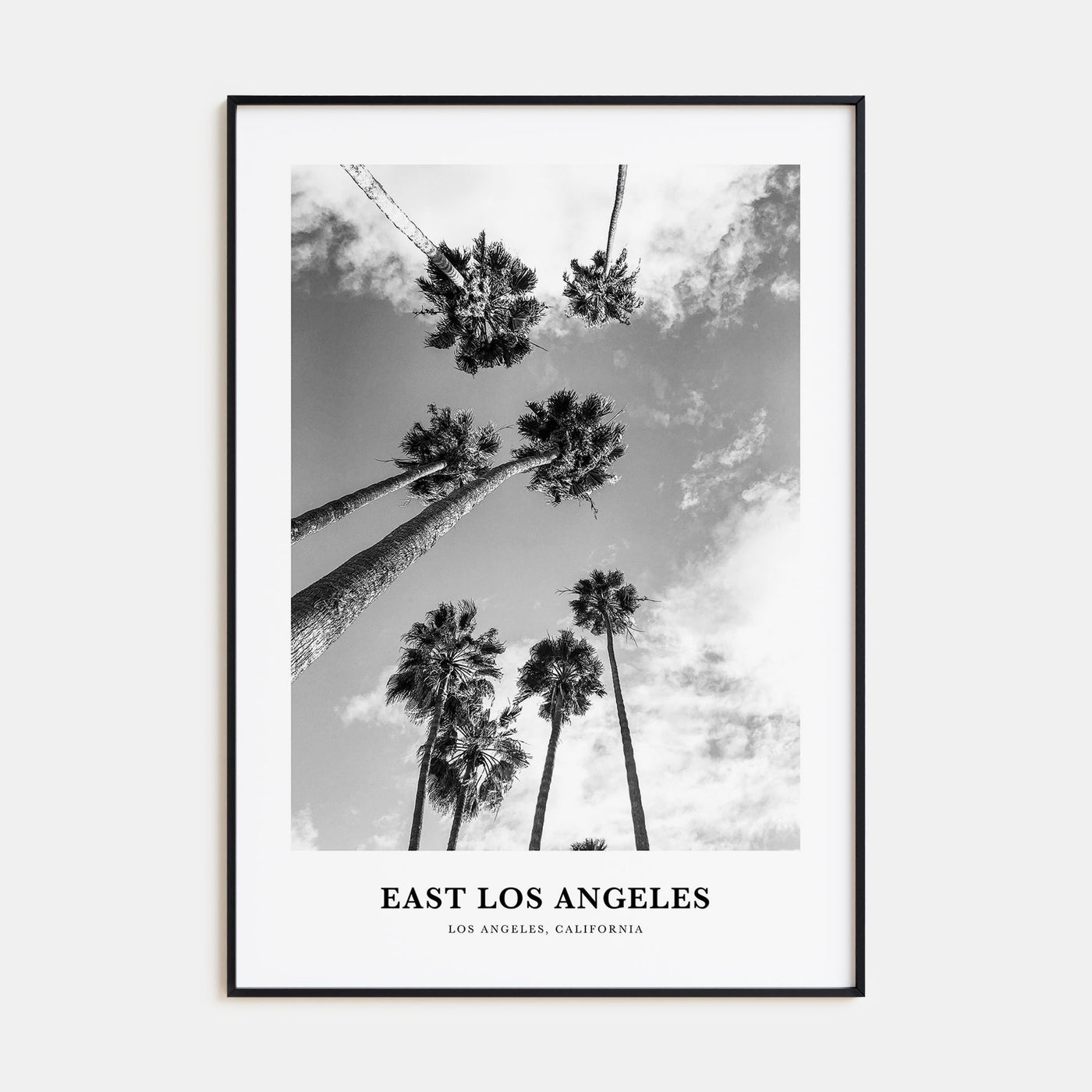 East Los Angeles Portrait B&W Poster