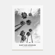 East Los Angeles Portrait B&W Poster