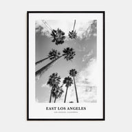 East Los Angeles Portrait B&W Poster