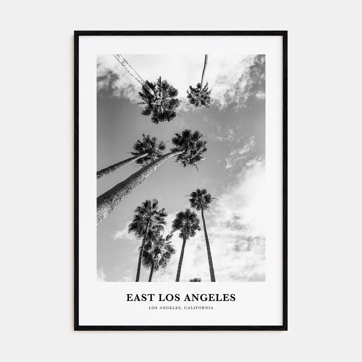 East Los Angeles Portrait B&W Poster