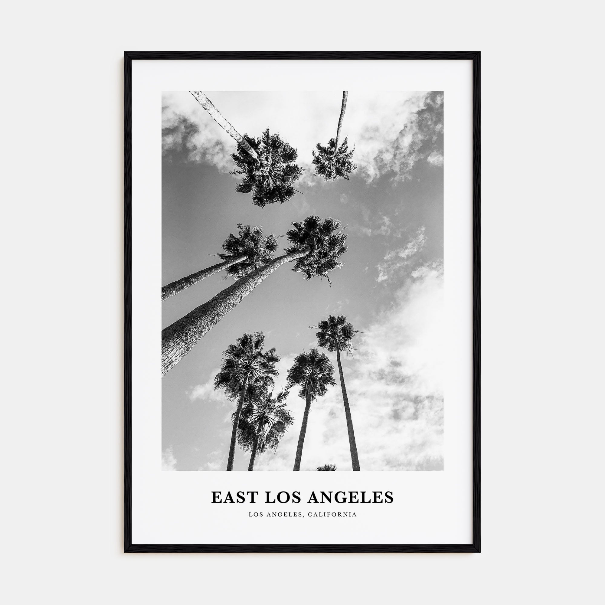 East Los Angeles Portrait B&W Poster