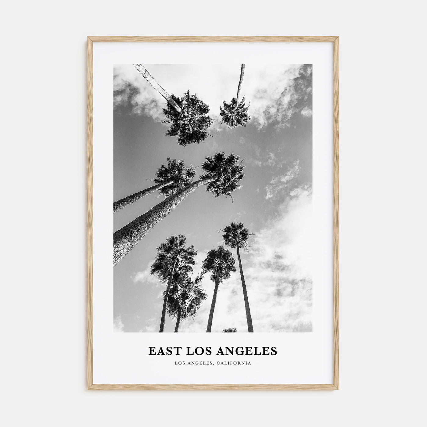 East Los Angeles Portrait B&W Poster