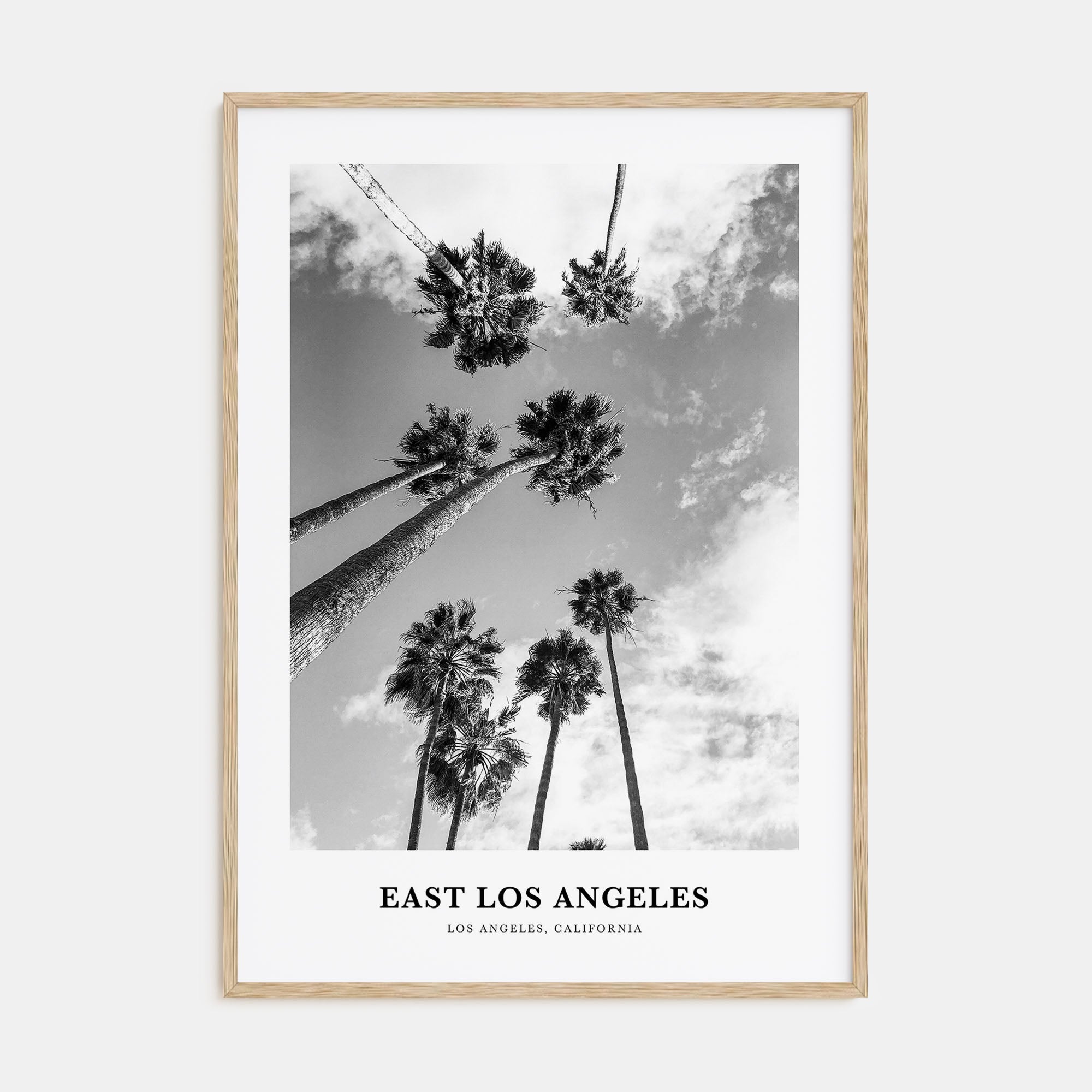 East Los Angeles Portrait B&W Poster