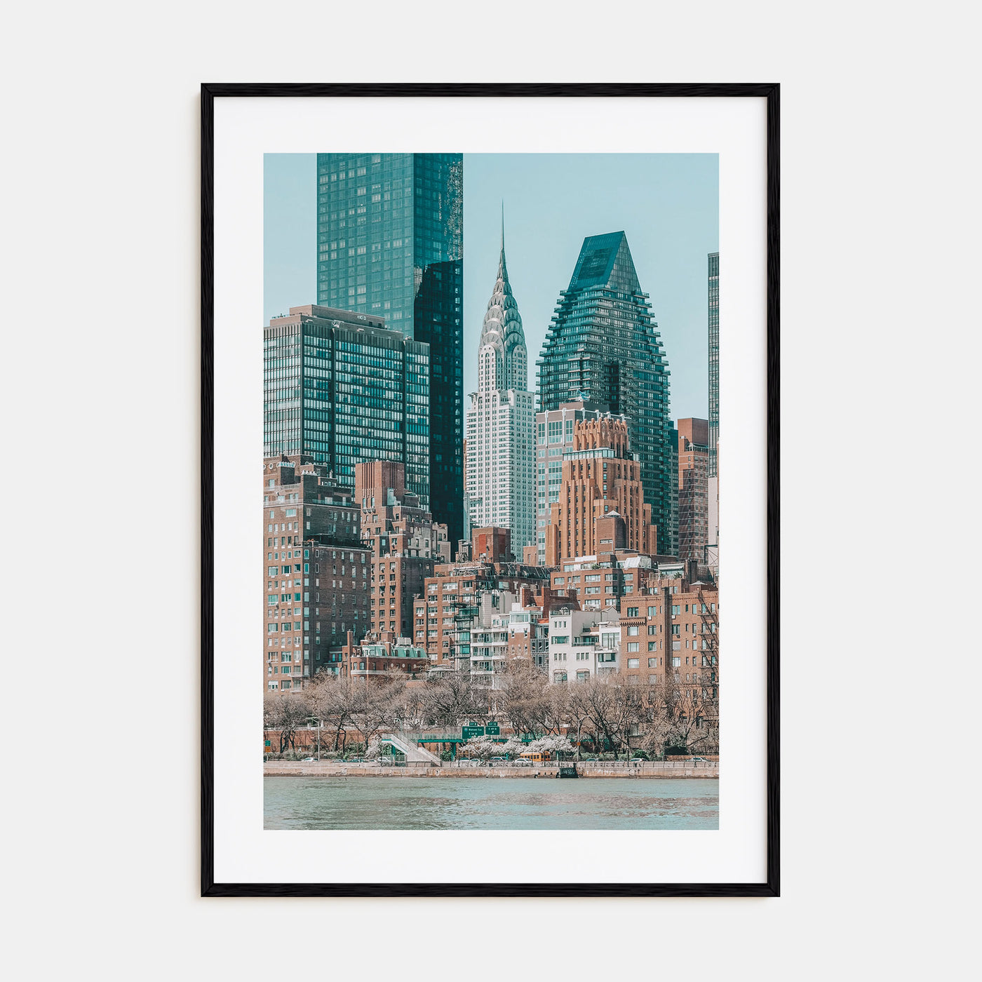 East River Roosevelt Island Photo Color Poster
