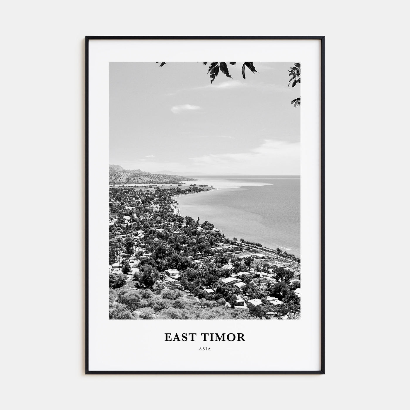 East Timor Portrait B&W Poster