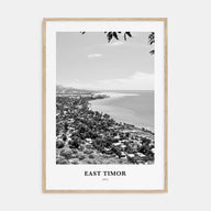 East Timor Portrait B&W Poster