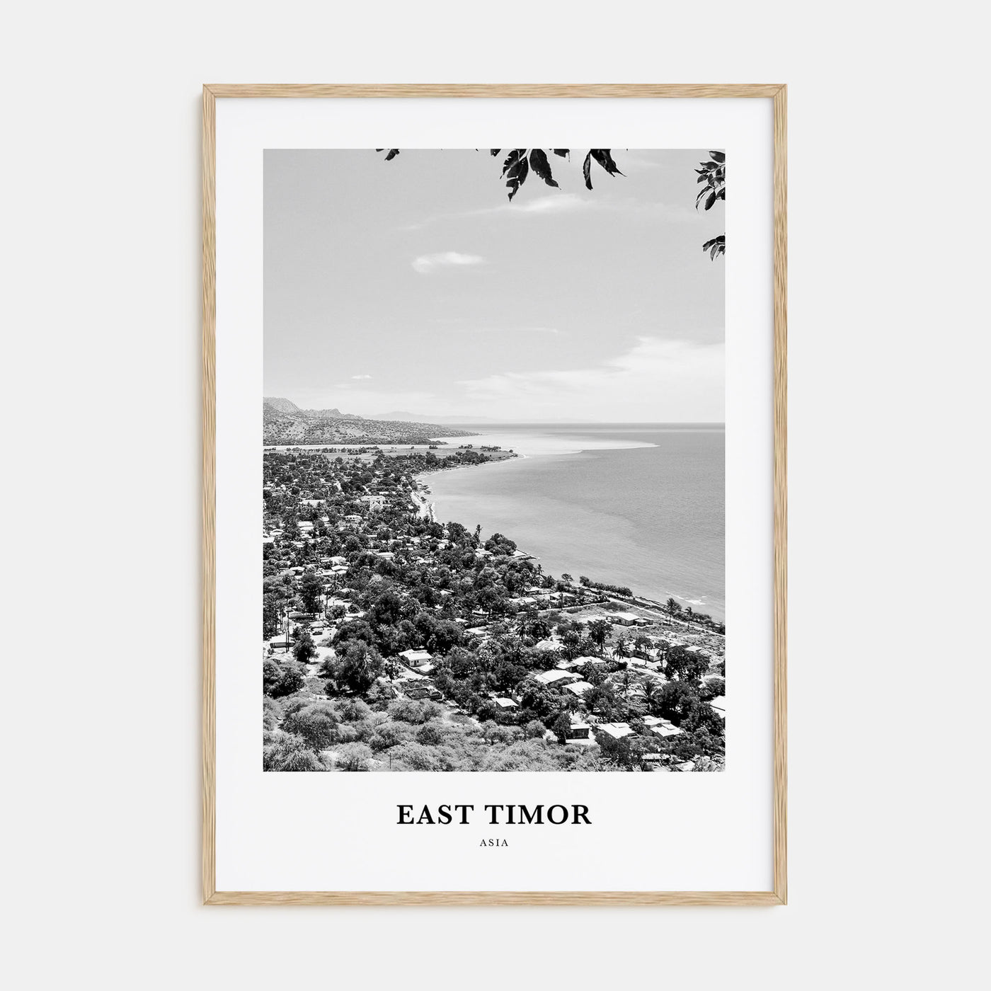 East Timor Portrait B&W Poster