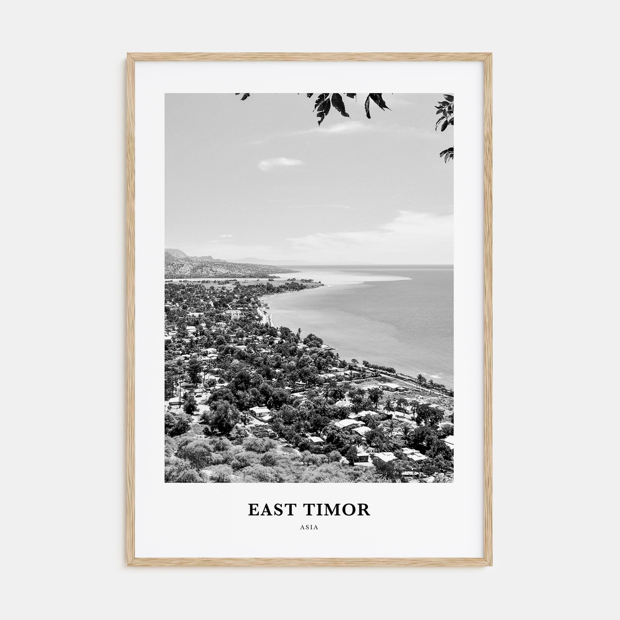 East Timor Portrait B&W Poster